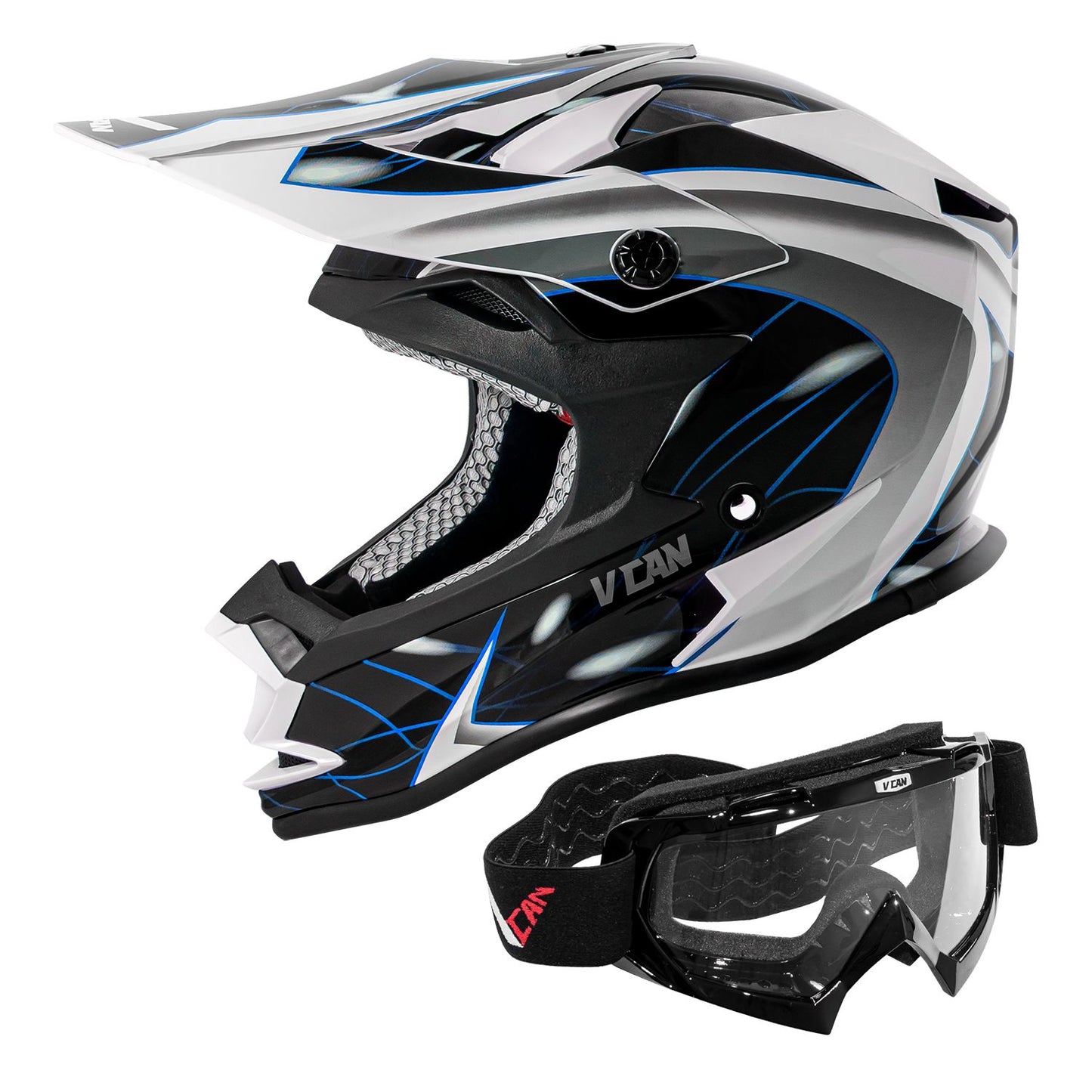 VX38 MX Adult Streamline Blue / Gloss