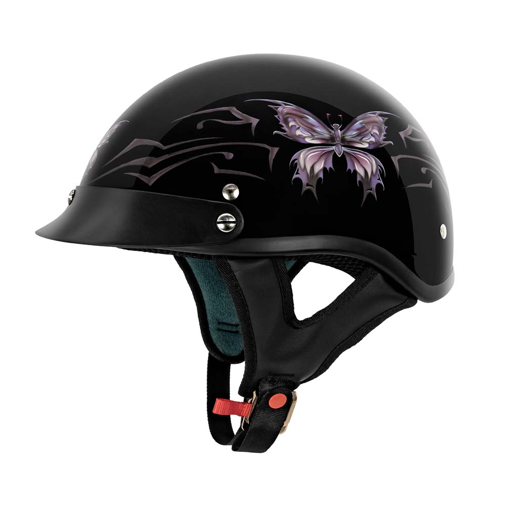 Butterfly store motorcycle helmet