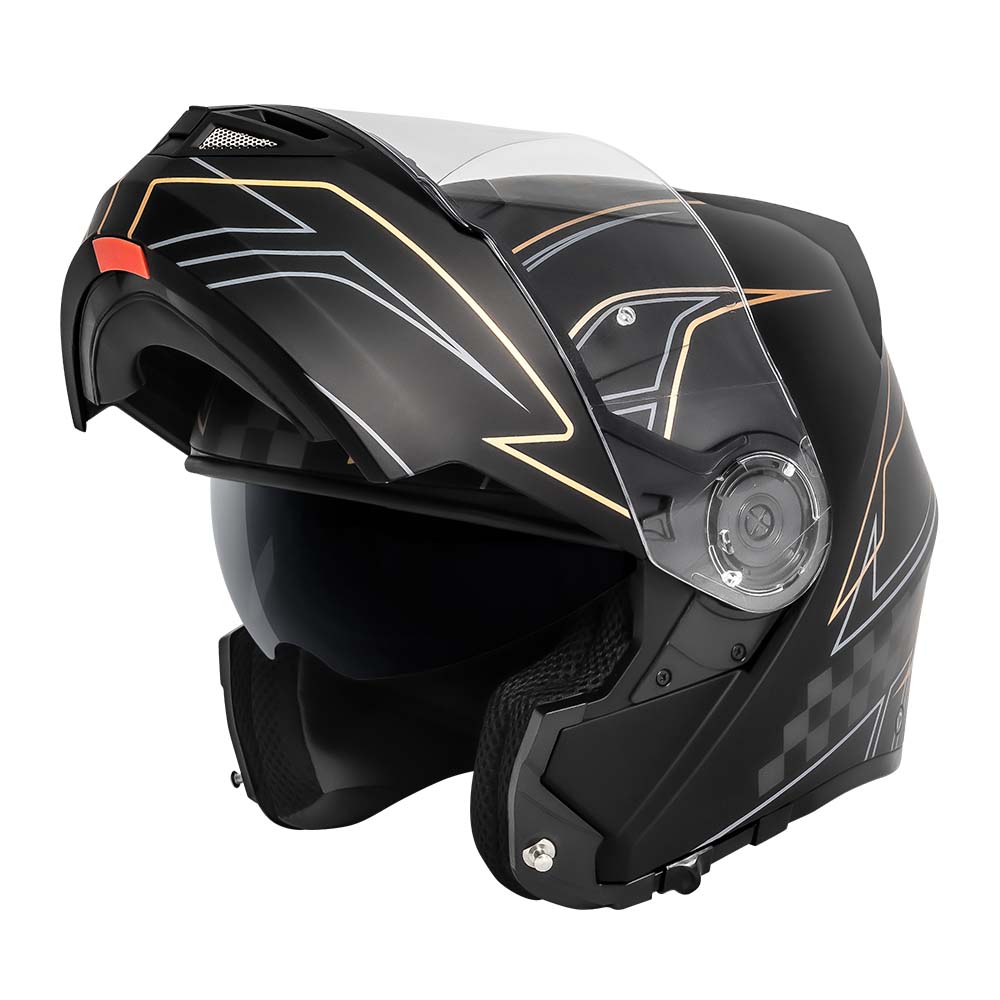 colpper motorcycle helmets VCAN VX28 Full Face Modular Flip-Up Motorcycle Helmet ECE & DOT Approved – Vcan