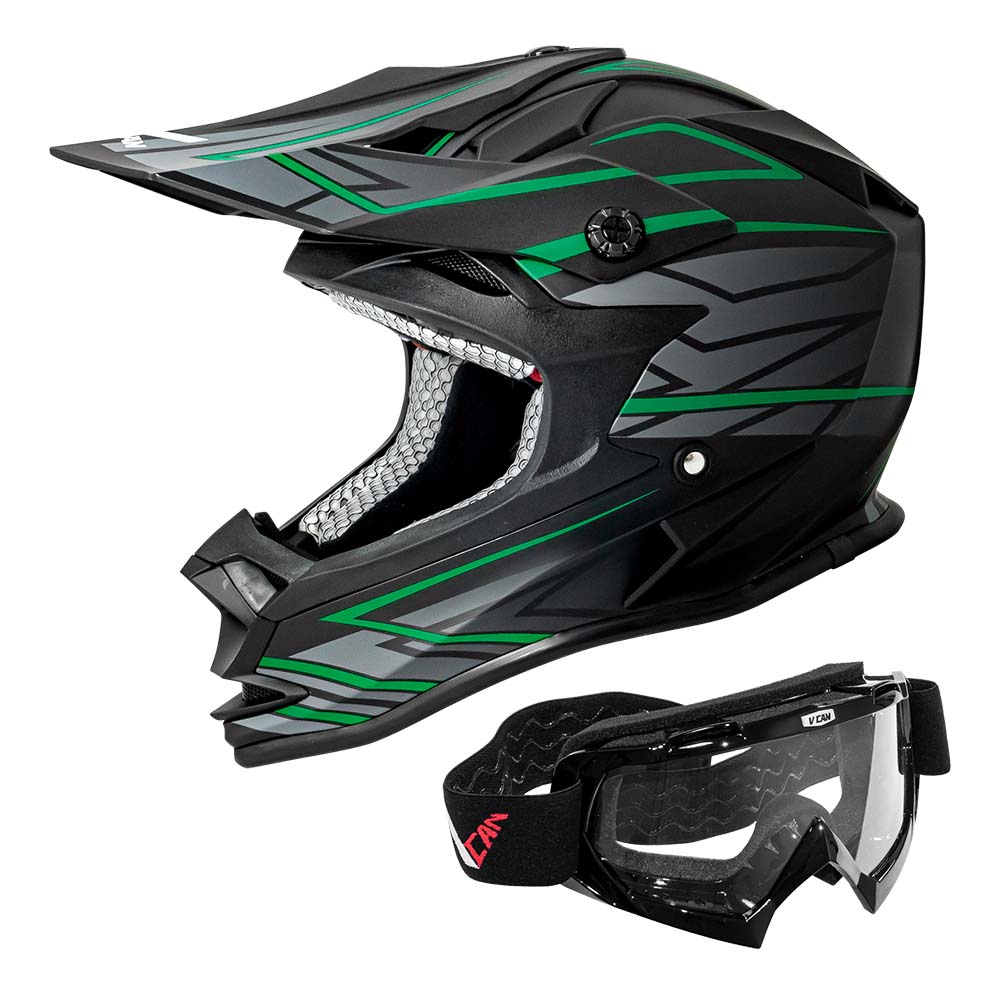 VX38 MX Adult Stream Line Green / Matte