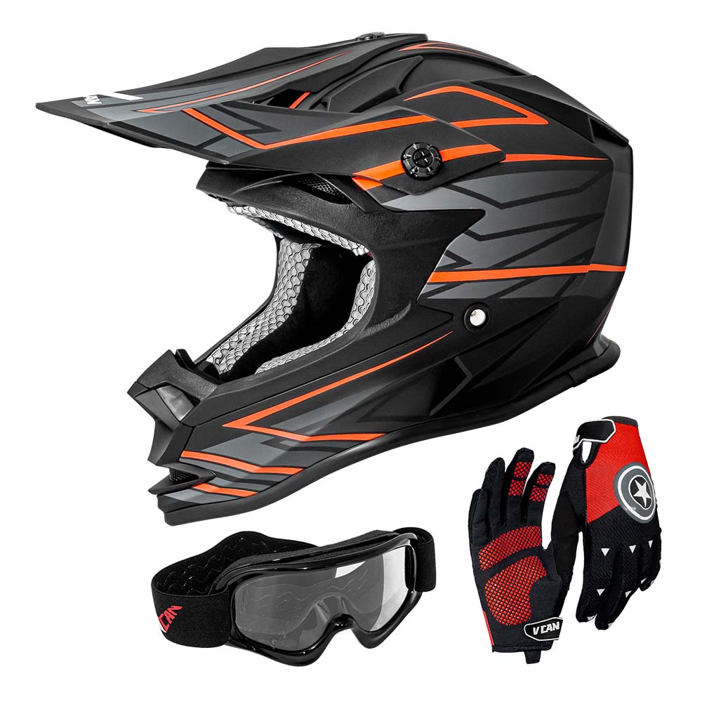 VXY38 MX Youth Stream Line Orange / Matte