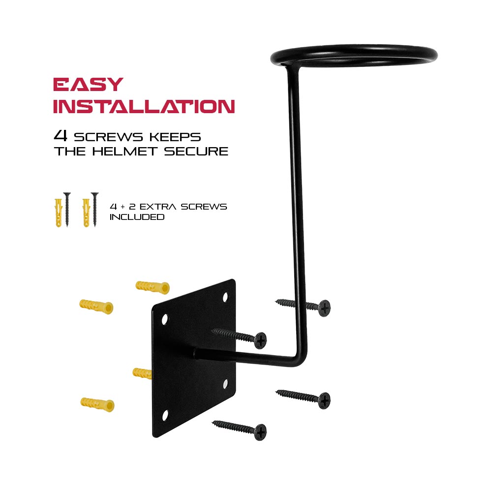 Helmet stand wall online mount