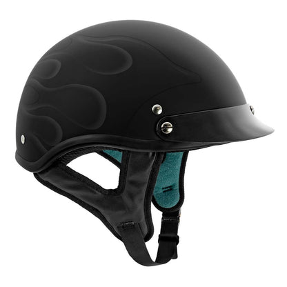 fm motorcycle helmets VCAN V5 Cruiser Half Face Motorcycle Helmets / DOT Approved / FMVSS No. 218 Certified – Vcan