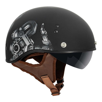 Fuel Helmets Full Face Helmet, Matte Black, L