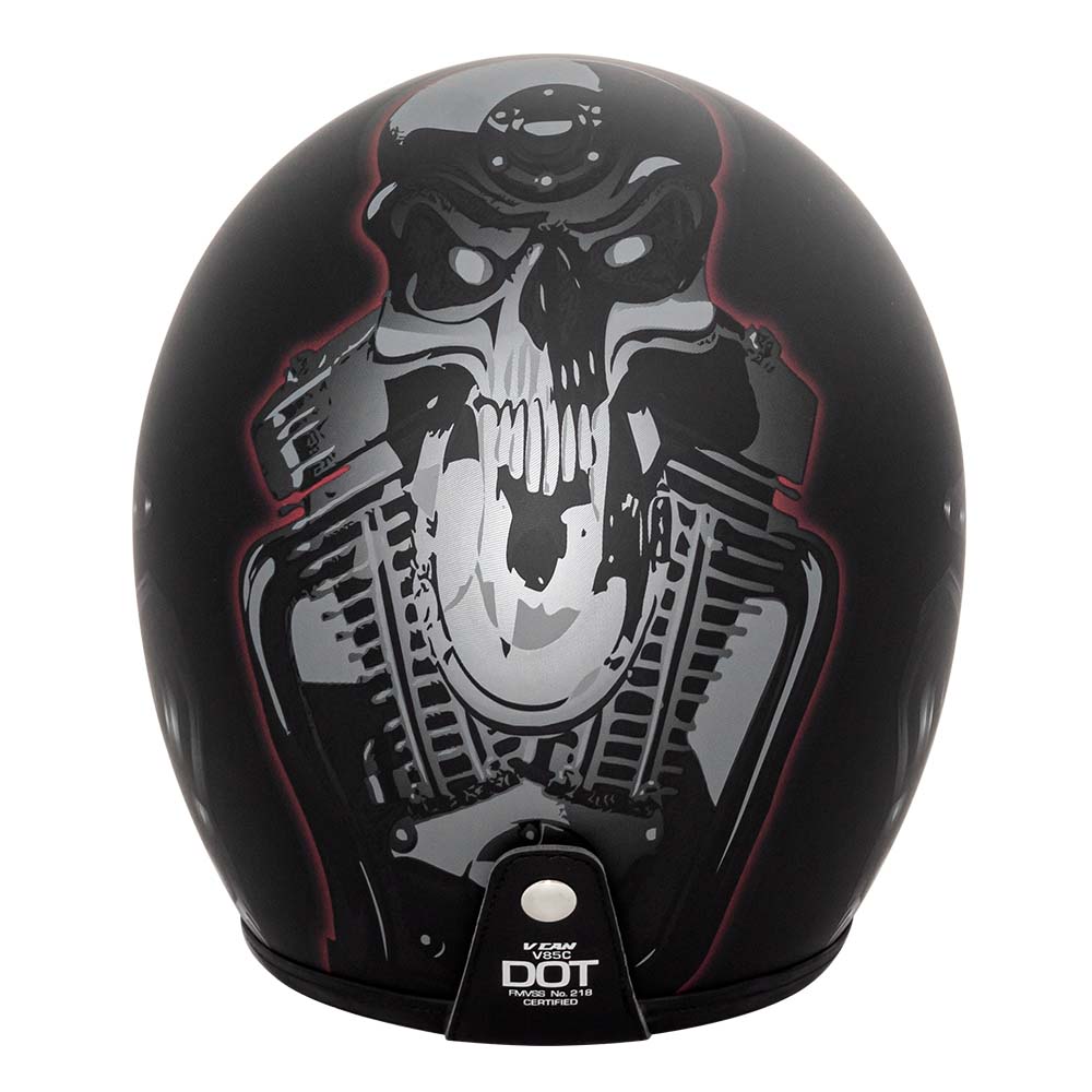 VCAN V85C 3/4 Open Face Motorcycle Helmets / DOT Approved – Vcan VCAN V85C 3/4 Open Face Motorcycle Helmets / DOT Approved – Vcan