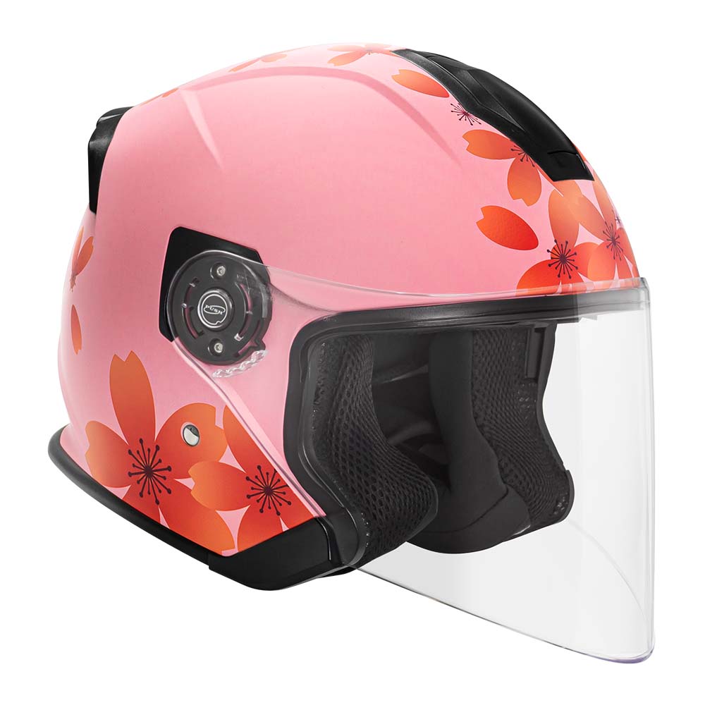 VCAN V88 3/4 Open Face Motorcycle & Scooter Helmets / DOT & ECE