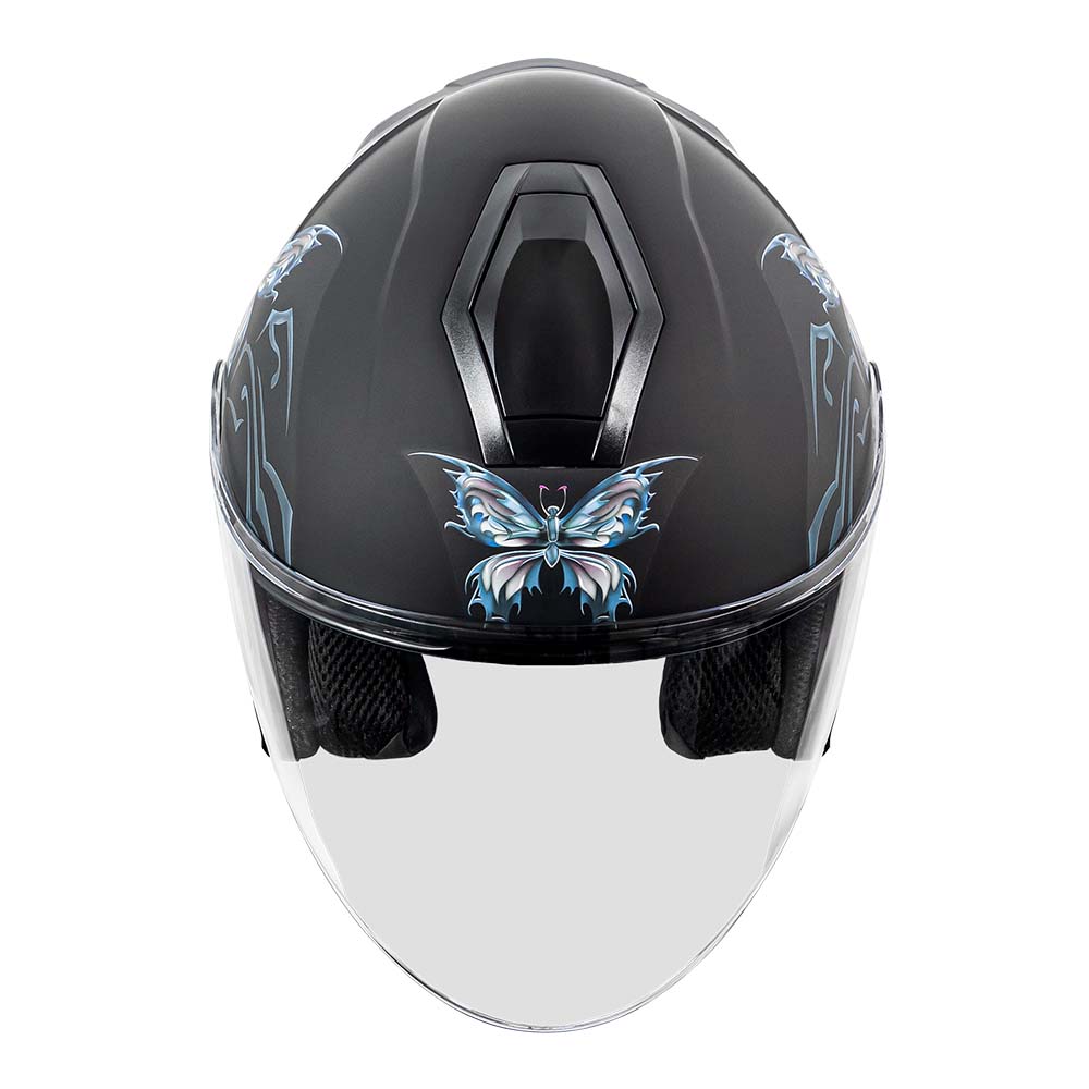 Motorcycle helmet best sale with butterflies