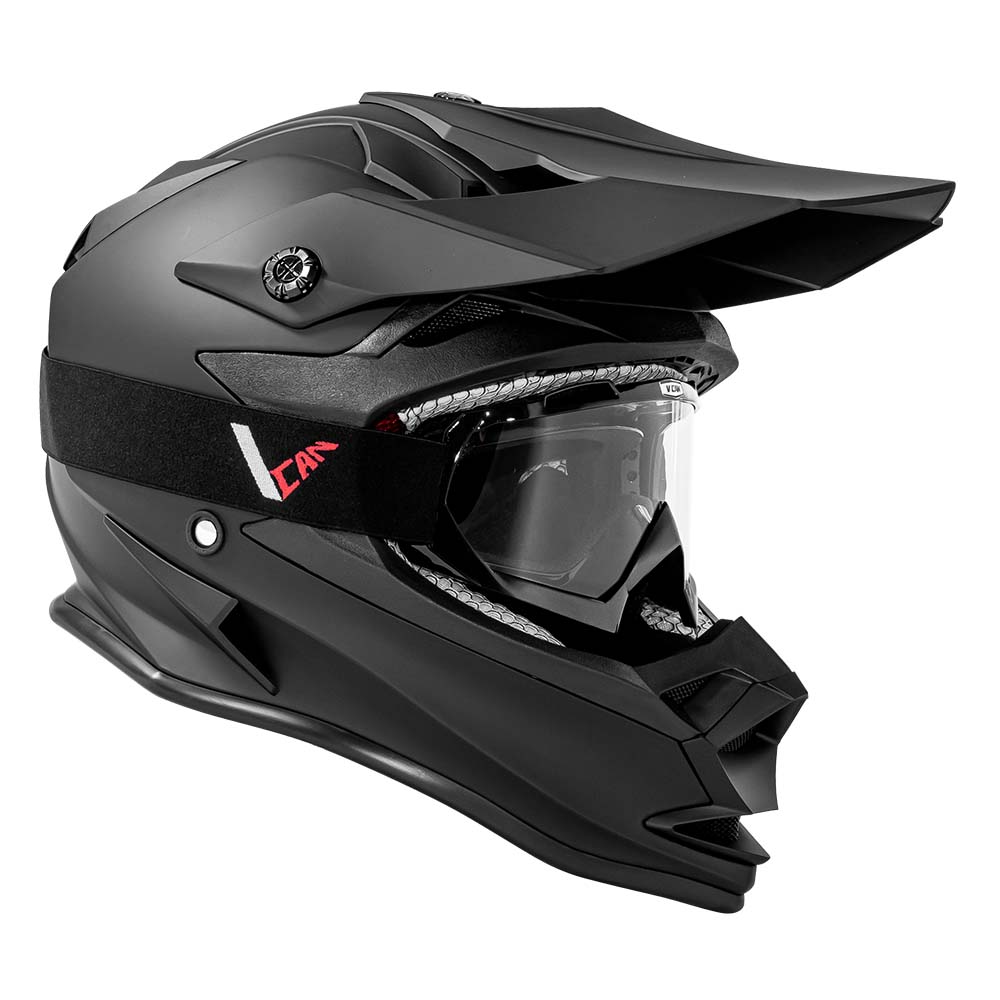 Black discount mx helmet