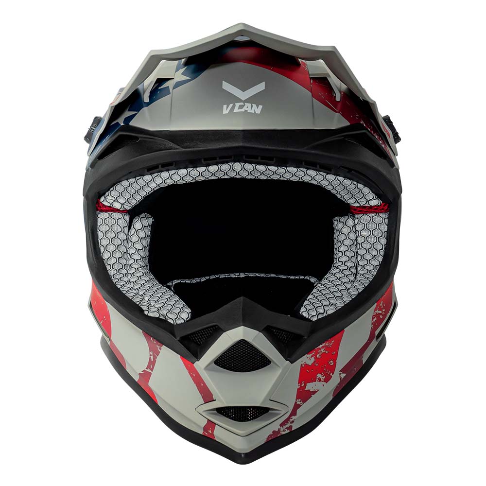 American flag discount dirt bike helmet